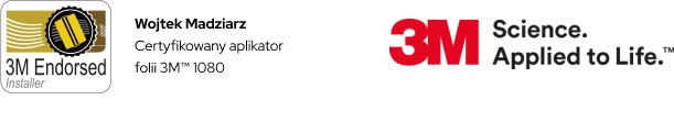 Certyfikowany aplikator folii 3M Wojciech Madziarz Koszalin