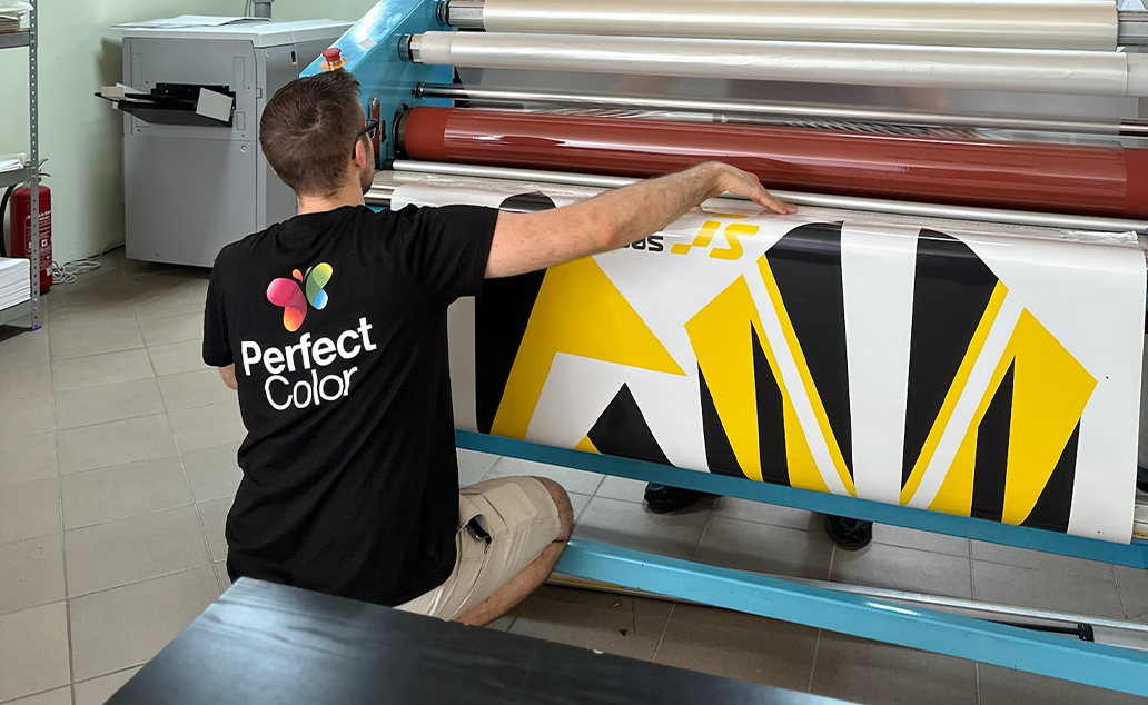 Laminowanie folii w drukarni Perfectcolor Koszalin